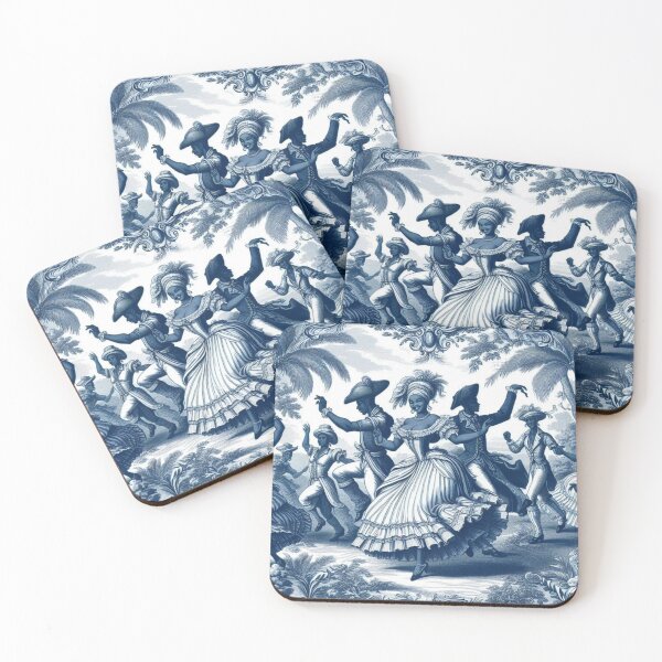 Item preview, Toile blue designed and sold by Jonnybonnie.