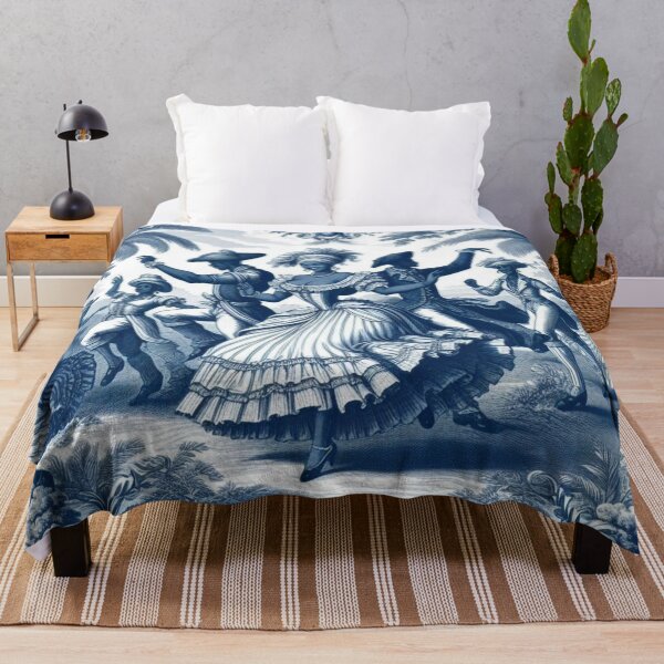 Item preview, Toile blue designed and sold by Jonnybonnie.