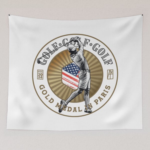 Item preview, 2024 - USA - GOLF - GOLD MEDAL - PARIS - 2 designed and sold by ArtProjectShop.