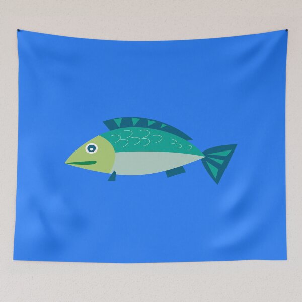Item preview, GREEN FISH designed and sold by larissa-myrie.