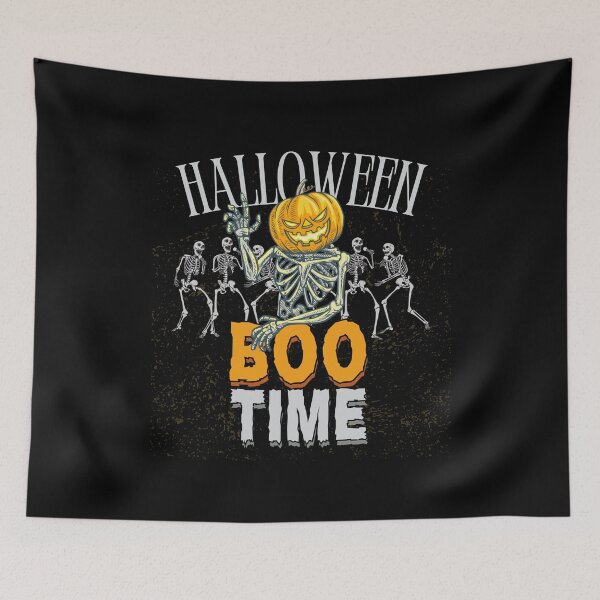 Item preview, Halloween Skeleton Boo Time designed and sold by ProWittyDesigns.