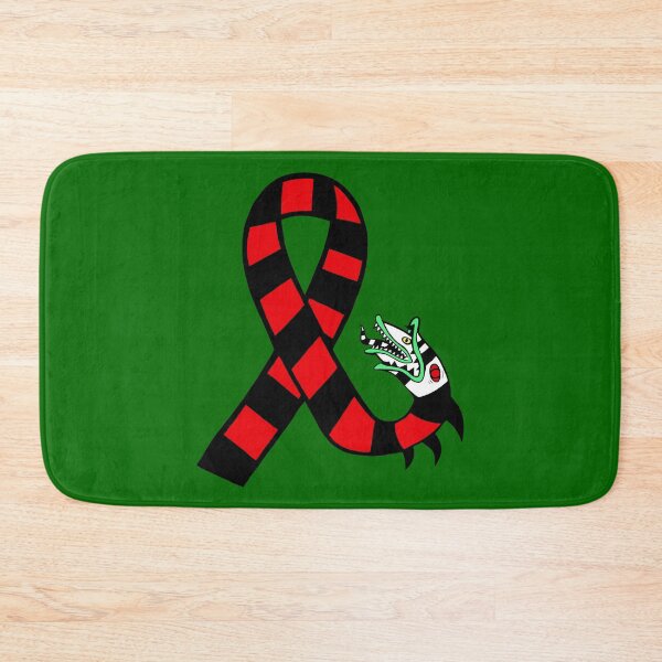 Item preview, Awareness Ribbon Creepy Worm (Red) designed and sold by CaitlynConnor.