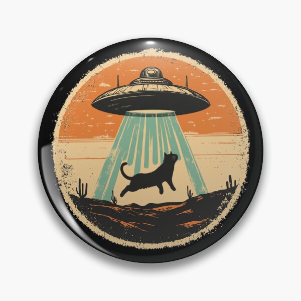Item preview, Alien Abduction Cat designed and sold by Nufauna.
