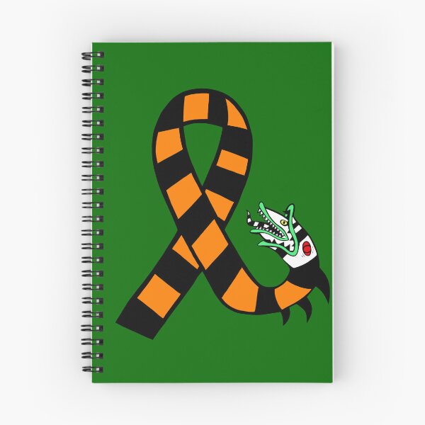 Item preview, Awareness Ribbon Creepy Worm (Orange) designed and sold by CaitlynConnor.