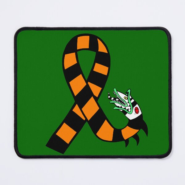 Item preview, Awareness Ribbon Creepy Worm (Orange) designed and sold by CaitlynConnor.
