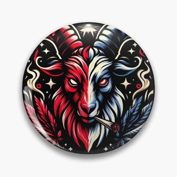Item preview, Divine Dichotomy of the Goat: Infernal Grace designed and sold by highgravityart.