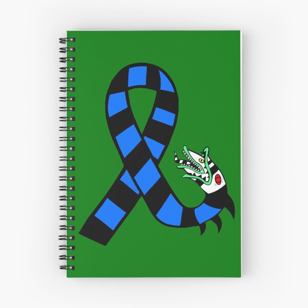 Item preview, Awareness Ribbon Creepy Worm (Blue) designed and sold by CaitlynConnor.