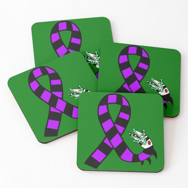 Item preview, Awareness Ribbon Creepy Worm (Purple) designed and sold by CaitlynConnor.
