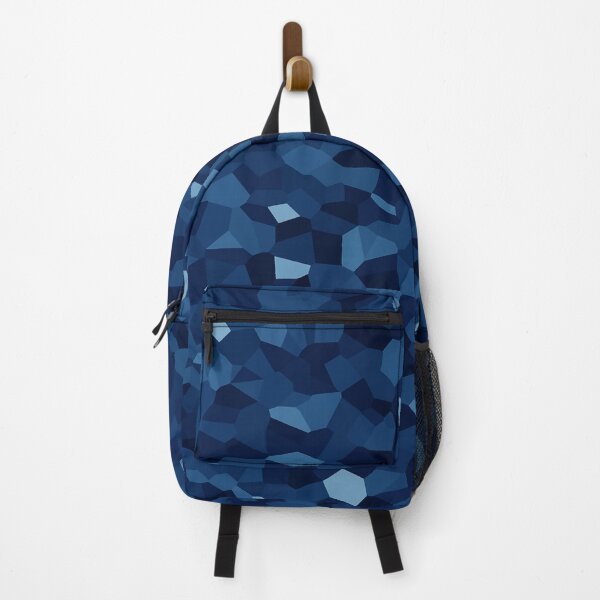 Item preview, Navy blue-black camouflage pattern designed and sold by wonghong.