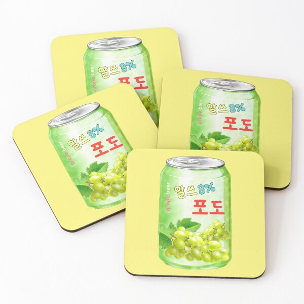 Item preview, Fresh Korean Grape Beer Can. designed and sold by artniartni.