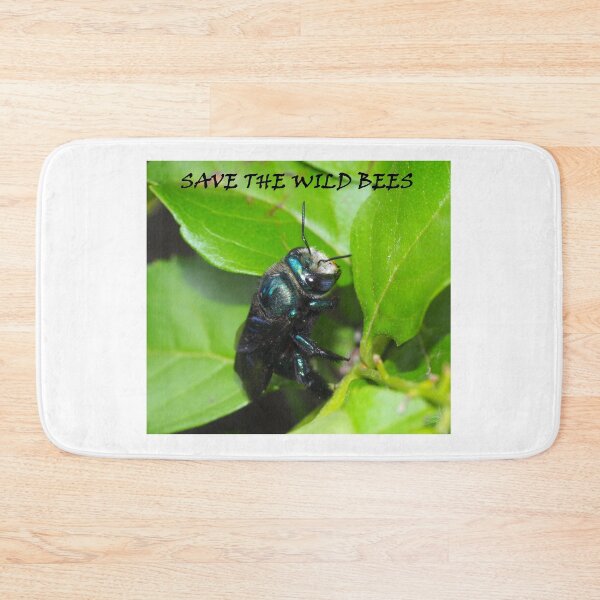 Item preview, Save the wild bee Xylocopa aerata designed and sold by BeeBabette.