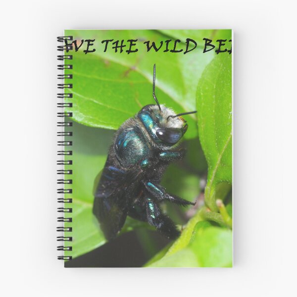 Item preview, Save the wild bee Xylocopa aerata designed and sold by BeeBabette.