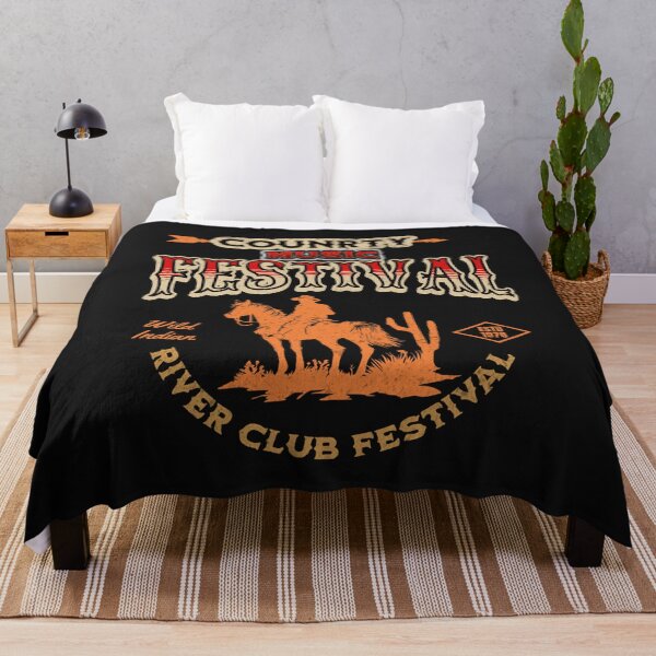 Item preview, Country Music Festival 24 Country Music Festival T-Shirt, Vintage Wild Indian Graphic Tee, River Club Festival Shirt, Western Cowboy Apparel designed and sold by Bert Englefield.