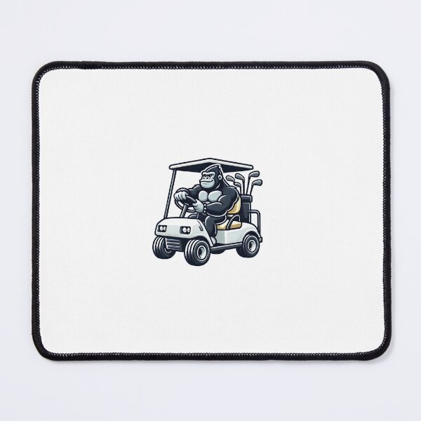 Item preview, Gorilla Driving Golf Cart Sticker | Fun Golfing Gorilla Art designed and sold by popculture by Christian.