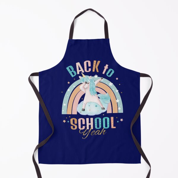 Item preview, Back to School Schoolchildren in class Back after the school holidays Unicorn Rainbow designed and sold by Sandra Brezina.