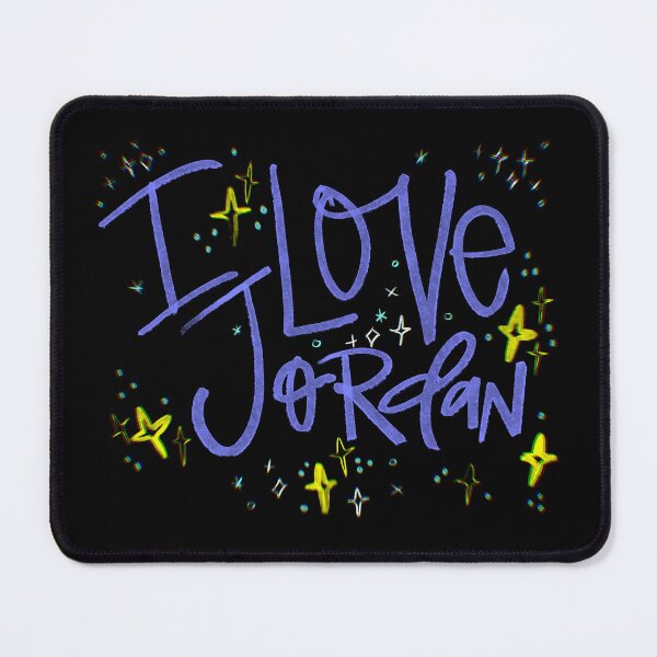 Item preview, I LOVE JORDAN NAME PURPLE designed and sold by GIVENGRACE.ART.