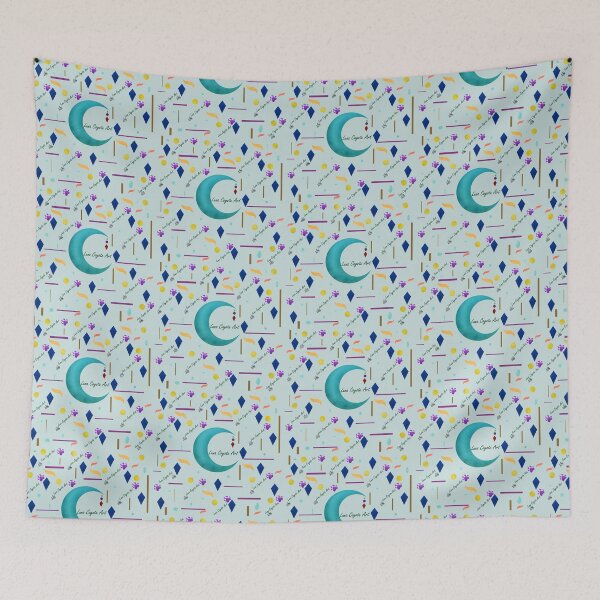 Item preview, Luna coyote art pattern designed and sold by LunaCoyoteArt.