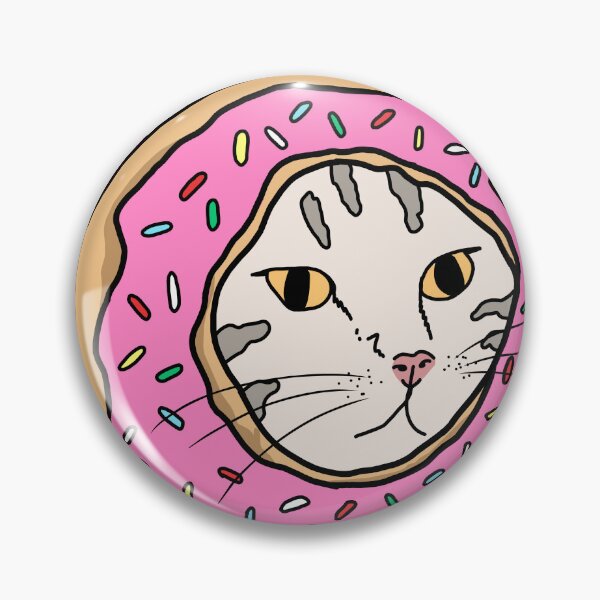 Item preview, donut head cat designed and sold by Brexmore3.
