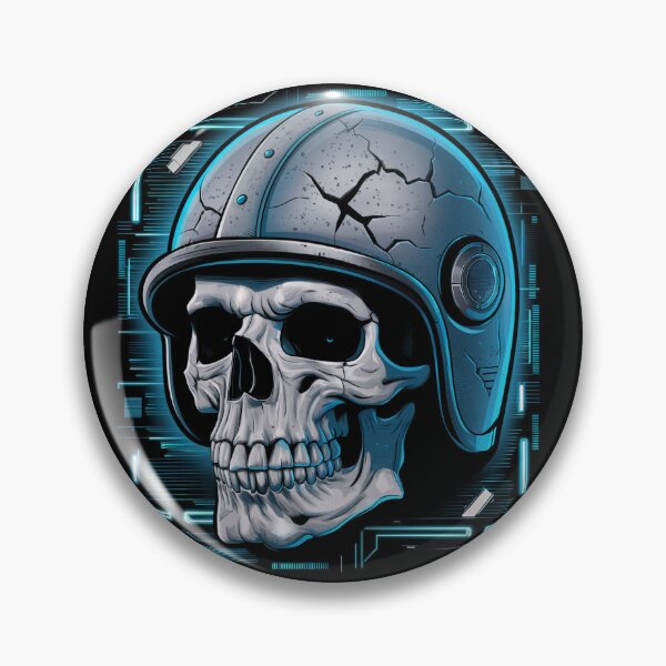 Item preview, Cyber Skull Tshirt designed and sold by mettme.