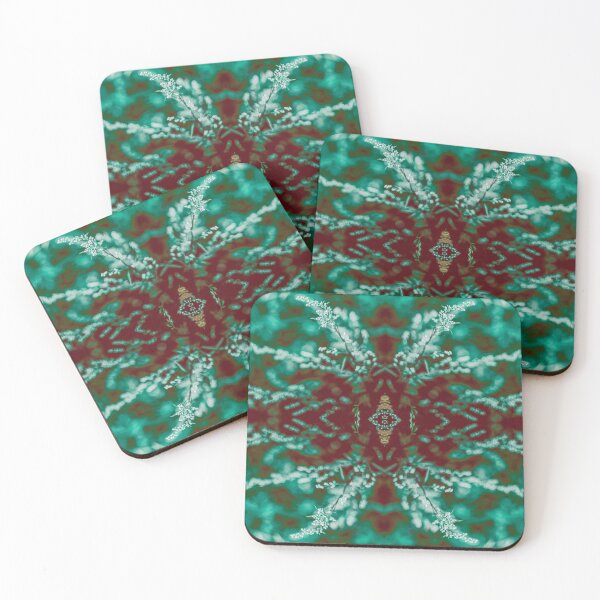 Item preview, Unique Design Psychodelic Green Pattern designed and sold by PatternOfNature.