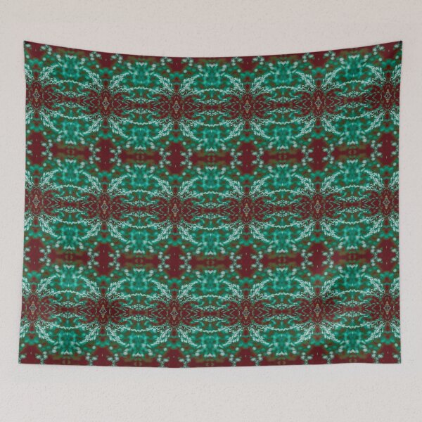 Item preview, Unique Design Psychodelic Green Pattern designed and sold by PatternOfNature.