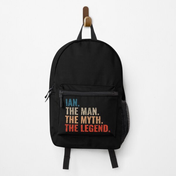 Item preview, Ian The Man The Myth The Legend Ian Name Retro 70s distress designed and sold by Teelogic.