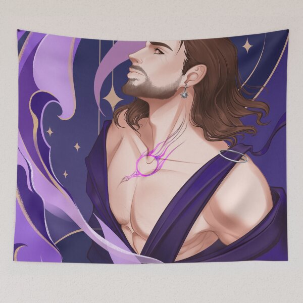 Item preview, Gale from Waterdeep Wizard BG3 Starry sky designed and sold by IrinaCapitan.
