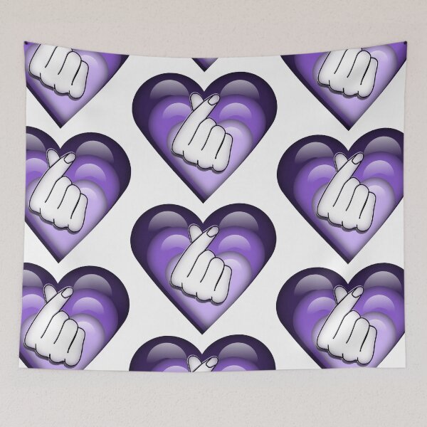 Item preview, Finger Heart Borahae designed and sold by MorningFlowerA.
