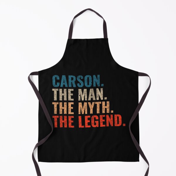 Item preview, Carson The Man The Myth The Legend Carson Name Retro 70s distress designed and sold by Teelogic.