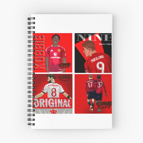 Item preview, Man Utd Stars: Mainoo, Bruno, Højlund, Garnacho designed and sold by GrizzlyCollective.