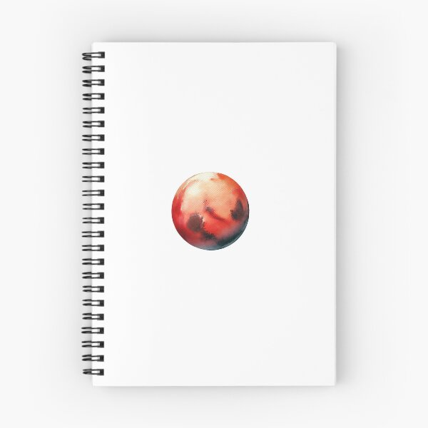 Item preview, Watercolor Mars Sticker | Beautiful Red Planet Art designed and sold by popculture by Christian.