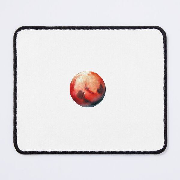 Item preview, Watercolor Mars Sticker | Beautiful Red Planet Art designed and sold by popculture by Christian.