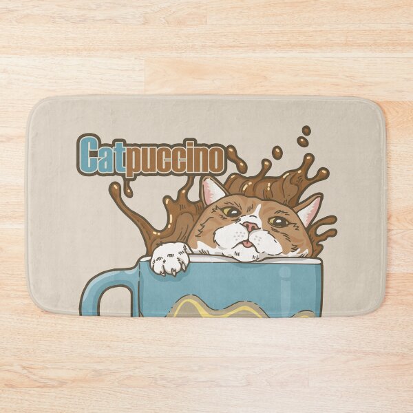 Item preview, Cat Cappuccino Cup designed and sold by Murmur Ink Crow.