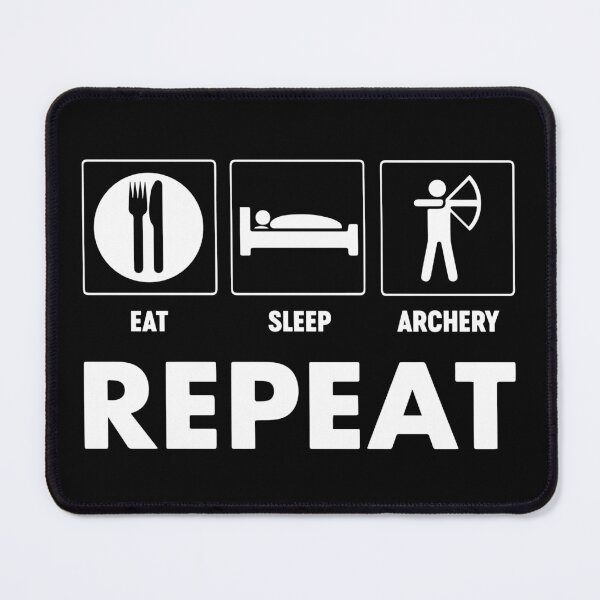 Item preview, Archery Eat Sleep Archery Repeat Professional Archer Bowman designed and sold by farhanhafeez.