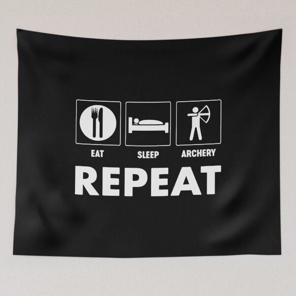 Item preview, Archery Eat Sleep Archery Repeat Professional Archer Bowman designed and sold by farhanhafeez.