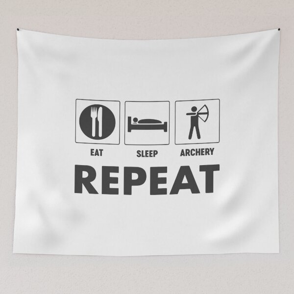 Item preview, Archery Eat Sleep Archery Repeat Professional Archer Bowman designed and sold by farhanhafeez.