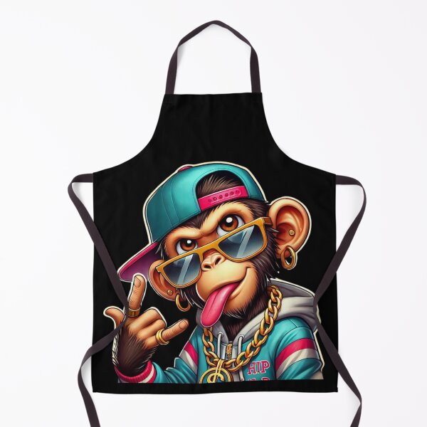 Item preview, Hip-hop monkey with attitude designed and sold by M-ormin.