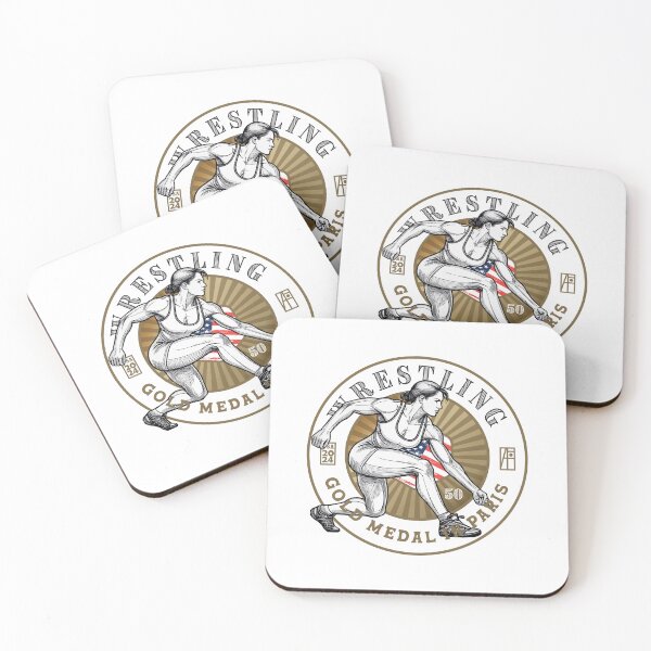 Item preview, 2024 - USA - WRESTLING 50kg - GOLD MEDAL - PARIS - 2 designed and sold by ArtProjectShop.