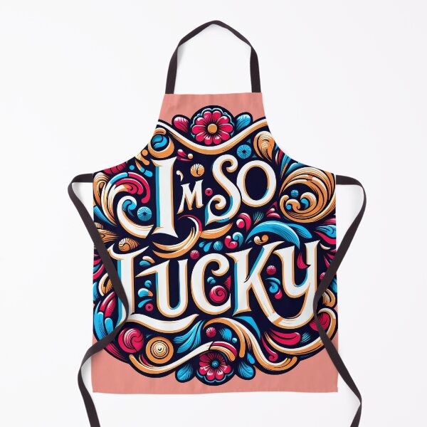 Item preview, I'm so Lucky, typography designed and sold by maxmaj.