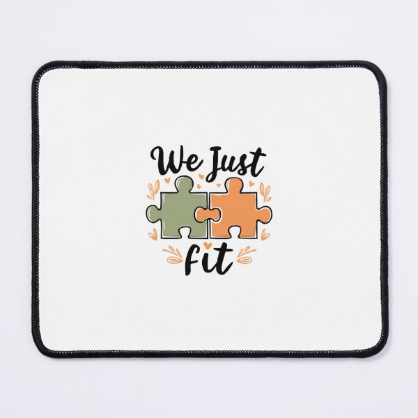 Item preview, Perfect Match: We Just Fit Puzzle Design designed and sold by Colorful-Garden.