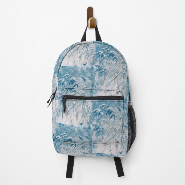 Item preview, Snow covered reeds trying to push against the wintery winds designed and sold by riku05830.