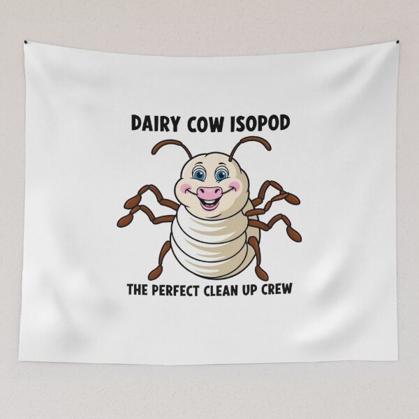 Item preview, Unique Dairy Cow Isopod Art Design. designed and sold by RabiaDesigns.