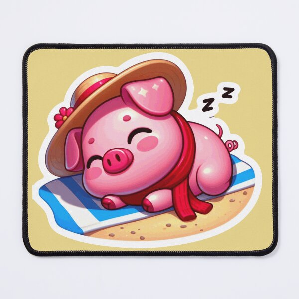 Item preview, Pinky Piggy On the beach!! designed and sold by lKurolAkiral.
