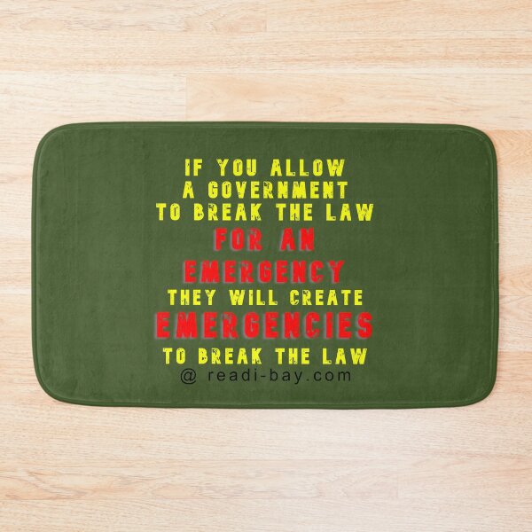 Item preview, If You Allow Gov To Break Law designed and sold by AlienAlmanac.