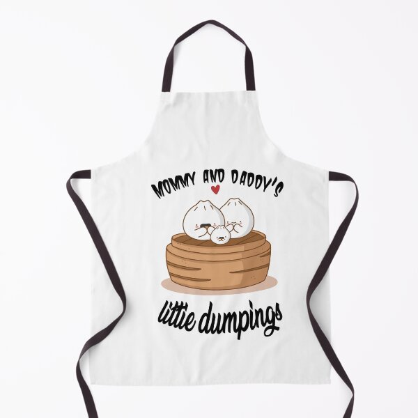 Item preview, baby funny bodysuit design mommy and daddy's little dumplings designed and sold by Herobabydesigns.