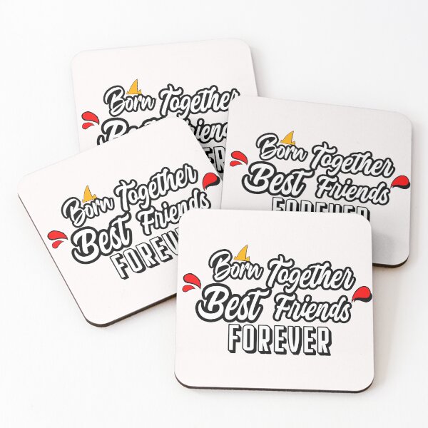 Item preview, Born Together Best Friends Forever SVG Cut File | commercial use | instant download | Best Friends SVG | Friendship Shirt Print | BFF Love designed and sold by Herobabydesigns.