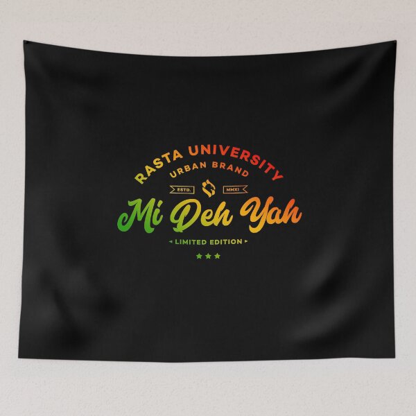 Item preview, Rasta University Mi Deh Yah Limited Edition Rasta Colors Reggae designed and sold by rastauniversity.