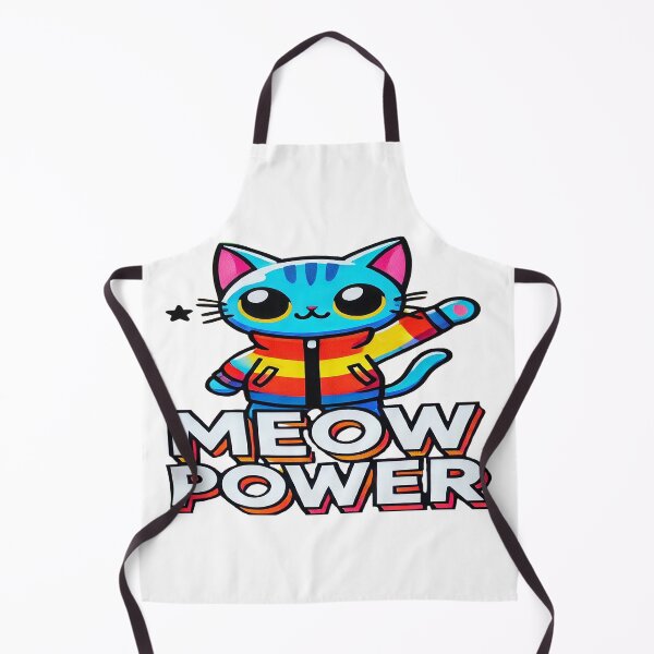 Item preview, Retro cat "meow power" designed and sold by FAONIM.
