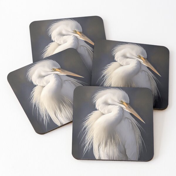 Item preview, Great Egret Portrait designed and sold by Brian Tarr.