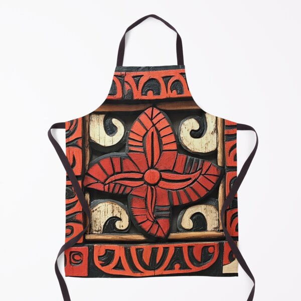 Item preview, Tonga Tapa Hawaiian Wood Tribal Pattern designed and sold by GrinGalore.
